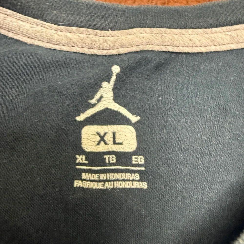 Jordan T-Shirt Mens XL Black Flight Jumpman Graphic Short Sleeve Tee